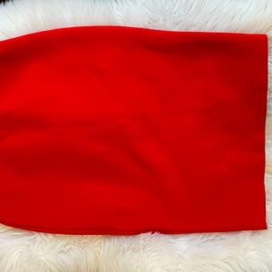 Red pencil skirt size large